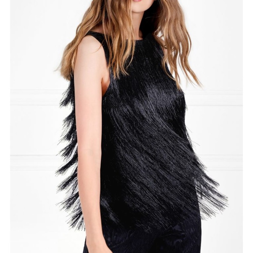 Rachel Zoe Fringe Top